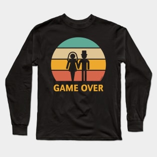 Game Over / Sunset (Stag Party / Hen Night) Long Sleeve T-Shirt